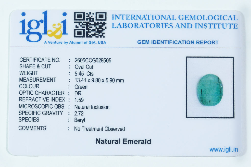 Brazilian Emerald - 5.45 Carat