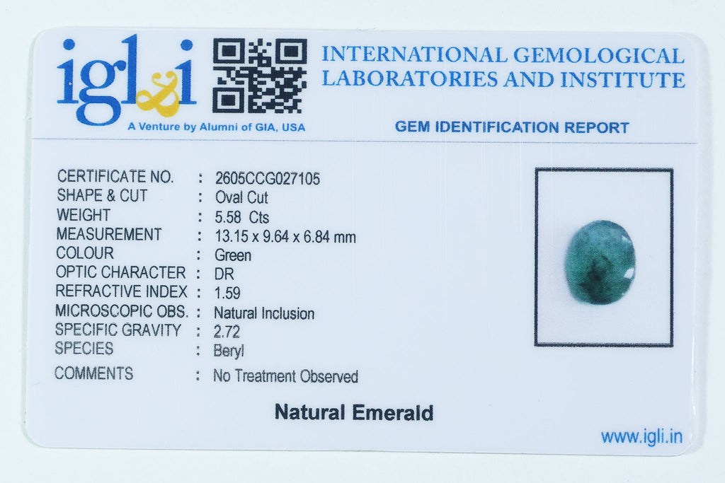 Brazilian Emerald - 5.58 Carat