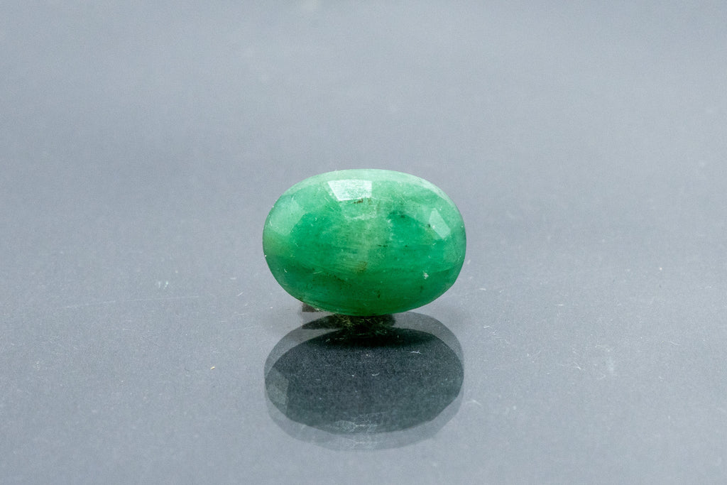 emerald 6.38 carat back image