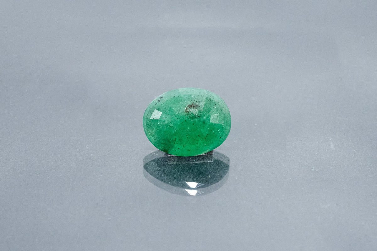 emerald 6.46 carat back image