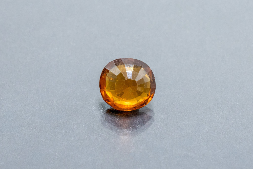 hessonite 4.02 carat back image
