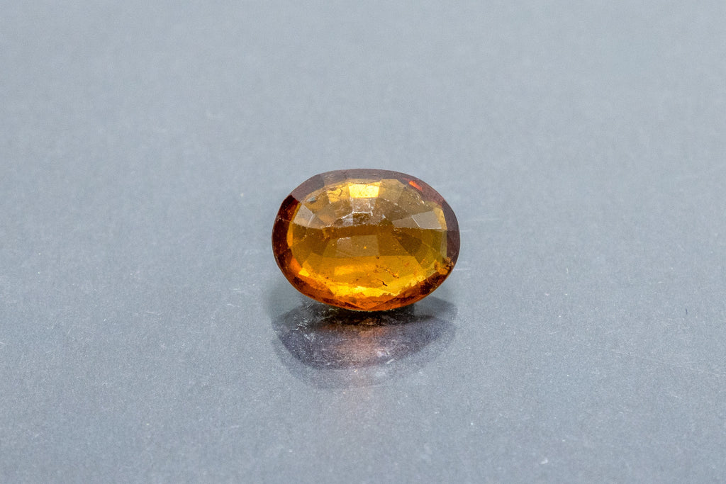 hessonite 4.15 carat back image