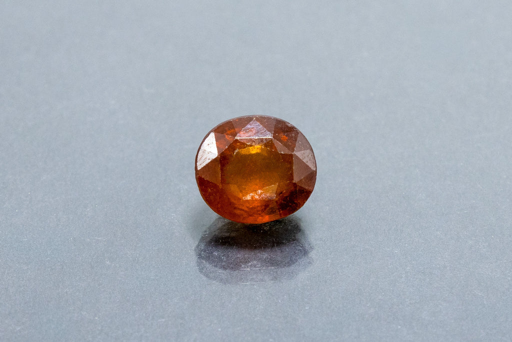 hessonite 4.96 carat front image
