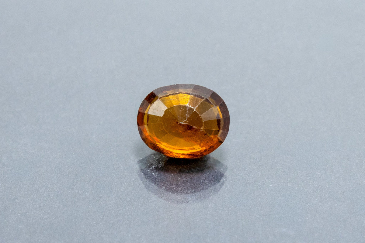 hessonite 5.08 carat back image