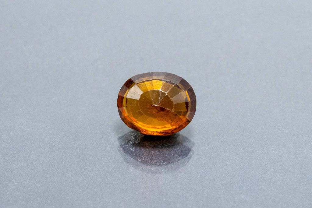 hessonite 5.08 carat back image