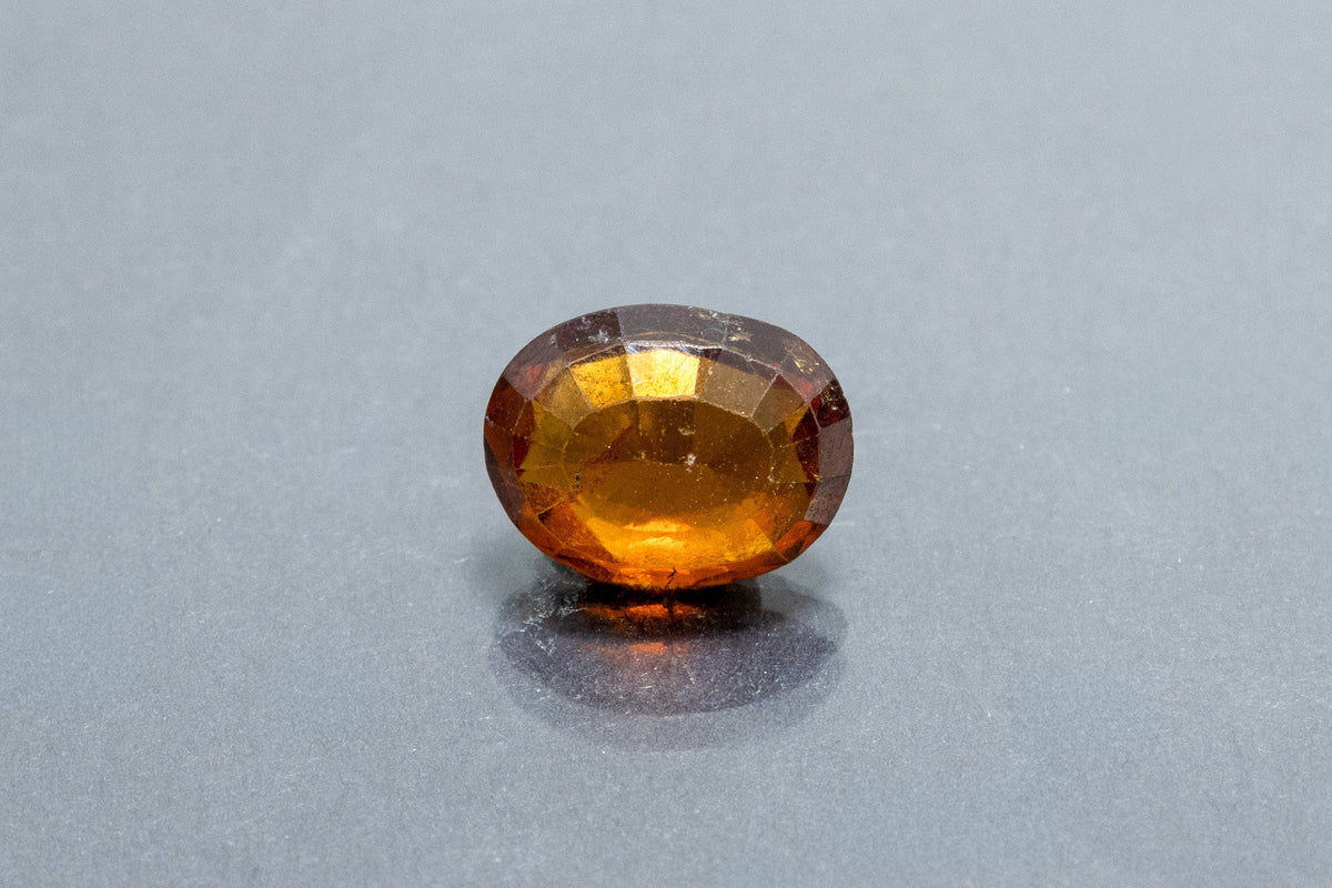 hessonite 5.13 carat back image