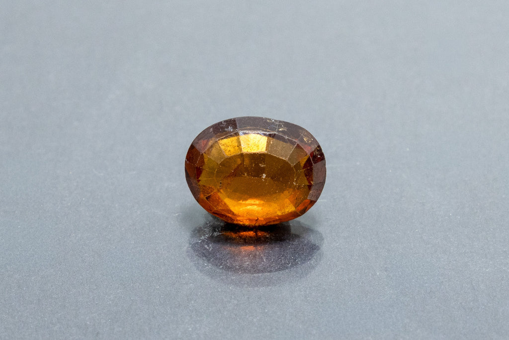 hessonite 5.13 carat back image