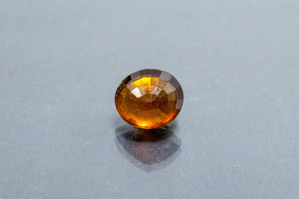 hessonite 5.28 carat back image