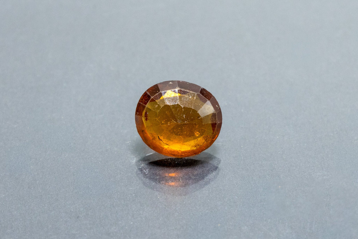 hessonite 5.35 carat back image