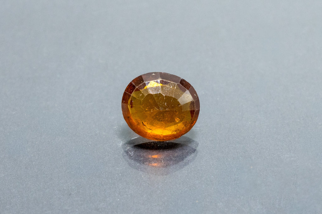 hessonite 5.35 carat back image