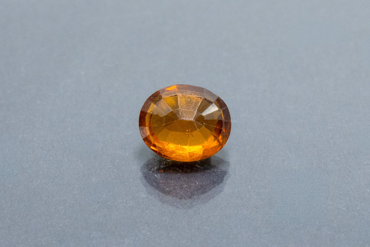 hessonite 5.36 carat back image