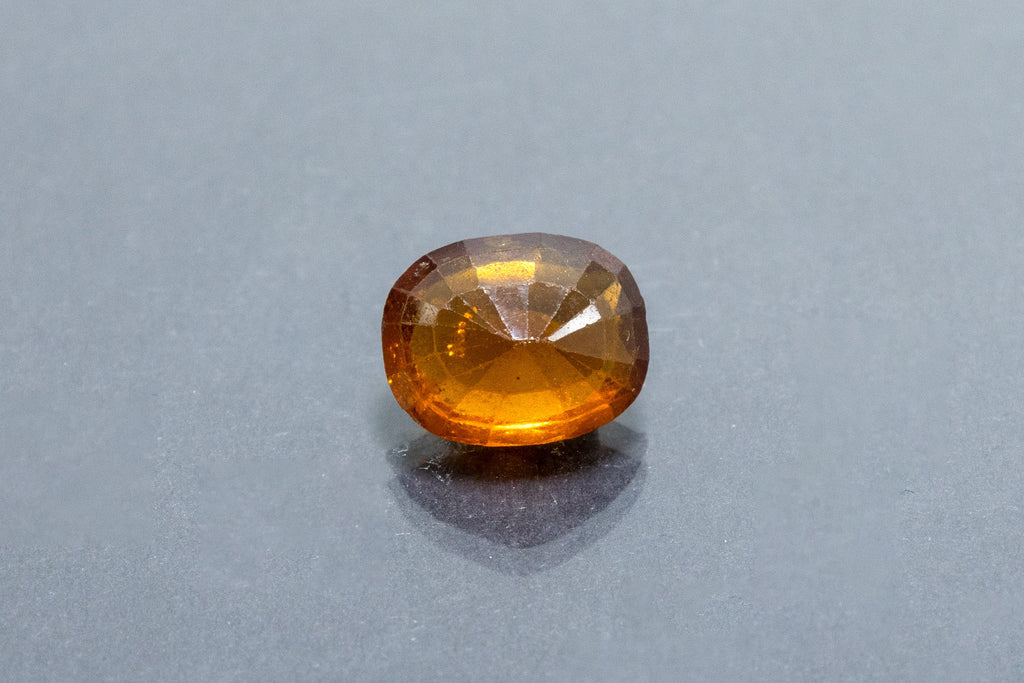 hessonite 5.52 carat back image