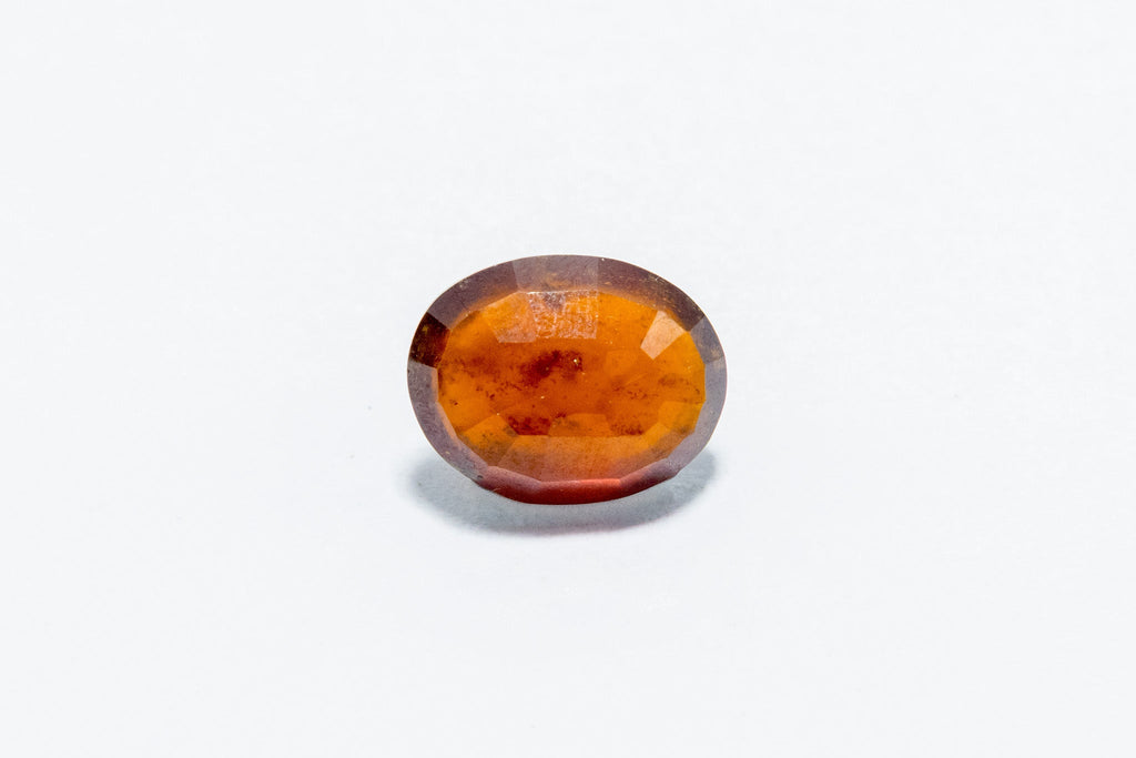 hessonite 6.19 carat back image