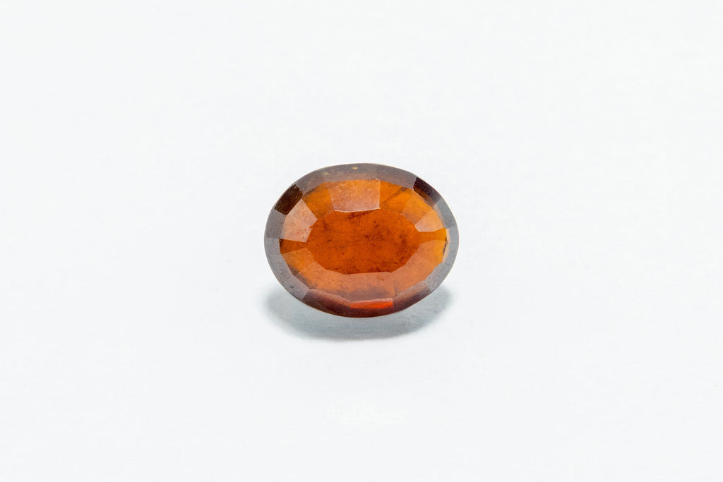 hessonite 6.66 carat back image