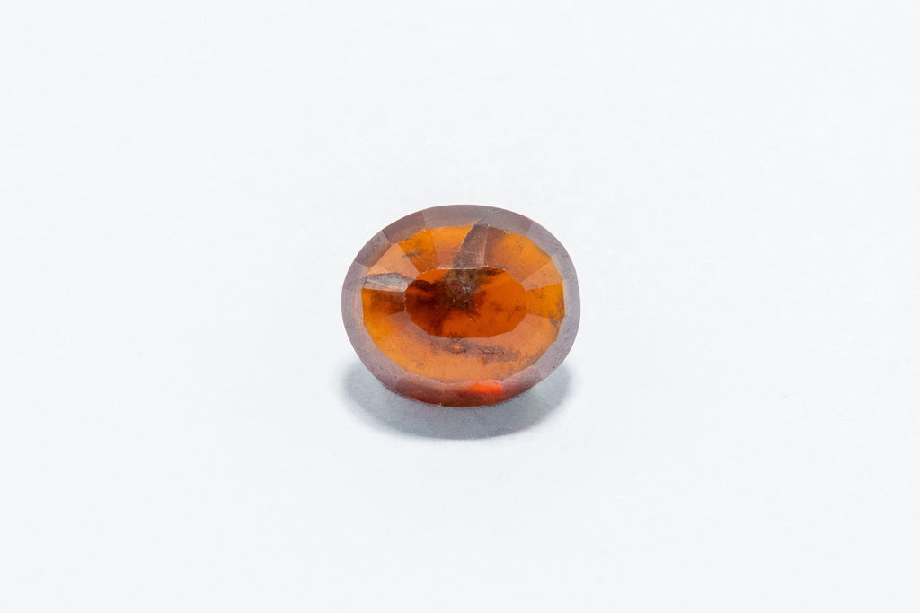 hessonite 7.15 carat back image