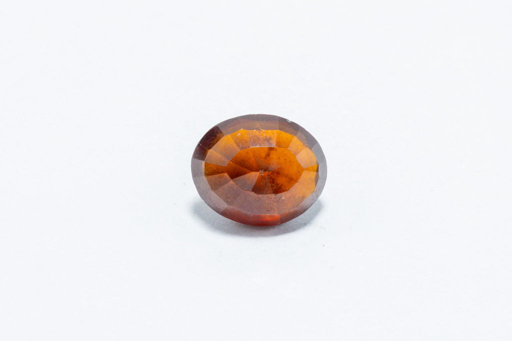 hessonite 7.34 carat back image