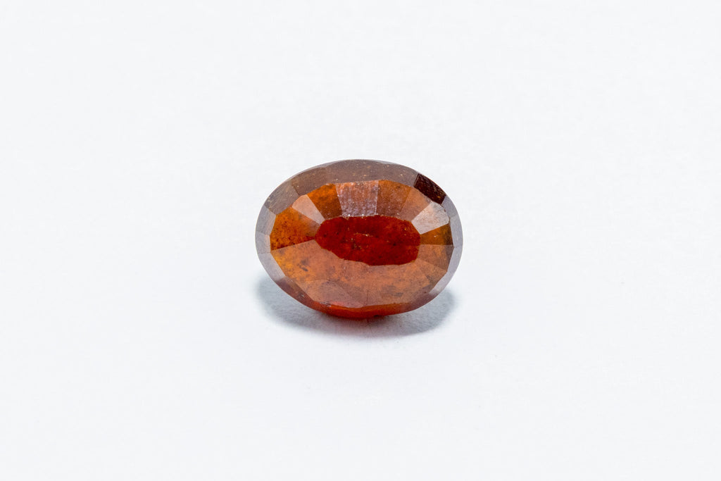 hessonite 7.9 carat back image