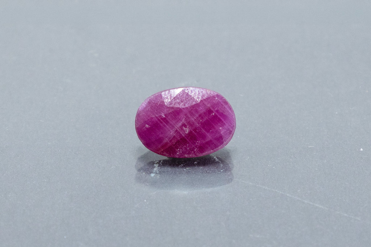 african ruby 3.38 carat back image