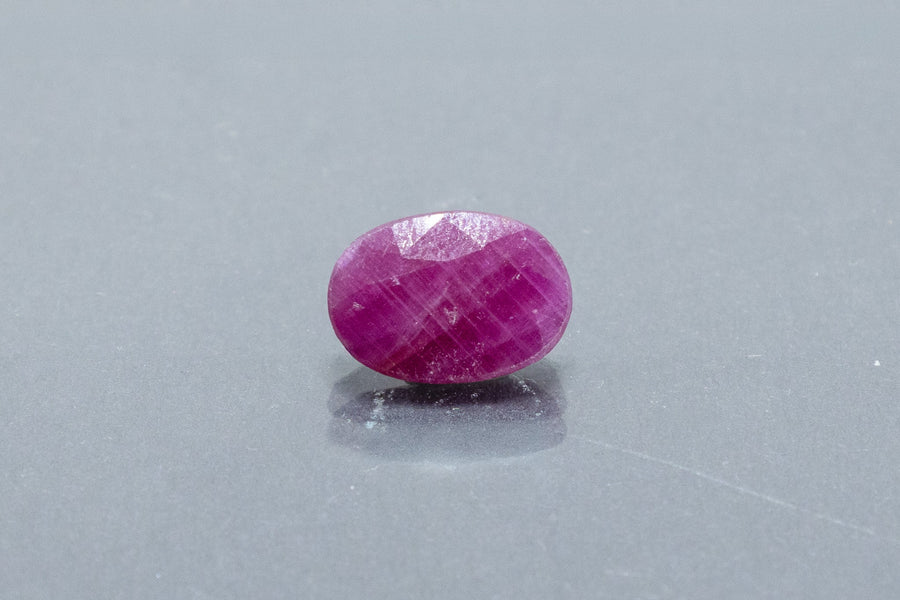 african ruby 3.38 carat back image
