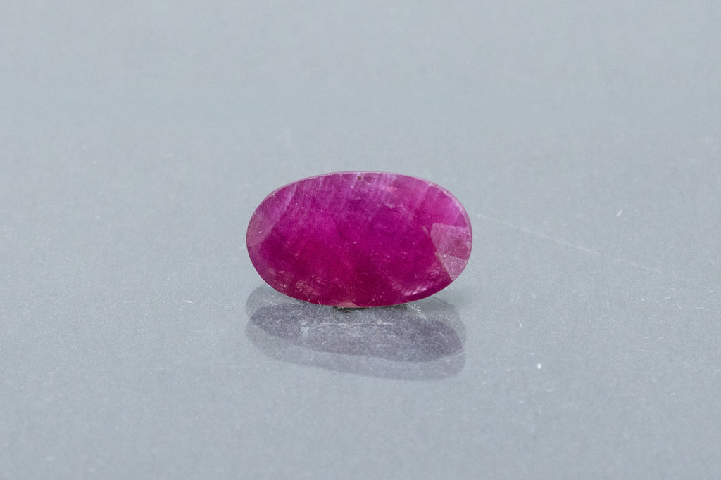 african ruby 3.61 carat back image