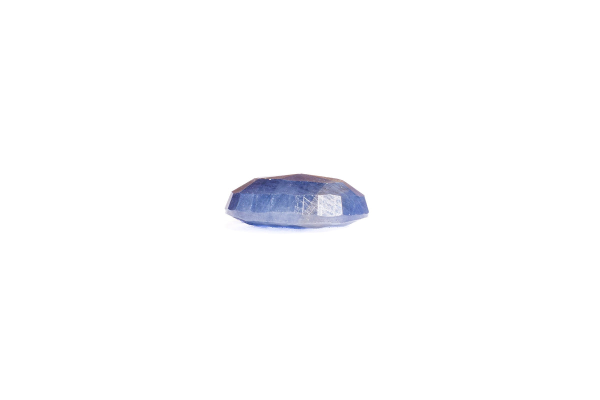 african blue sapphire 4.38 carat side image