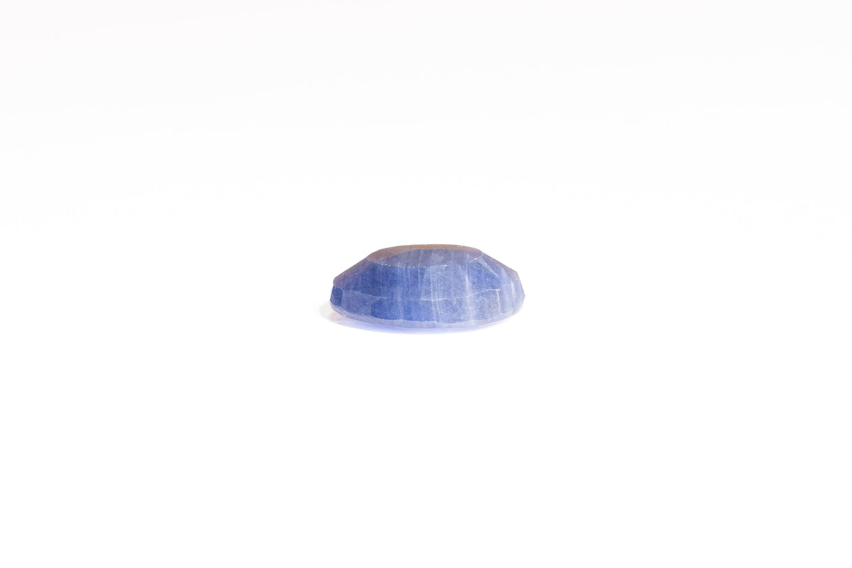 african blue sapphire 4.96 carat side image