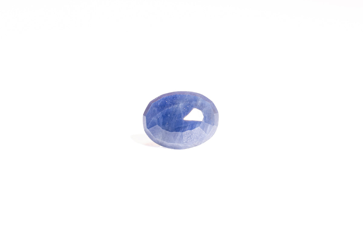 african blue sapphire 5.4 carat back image