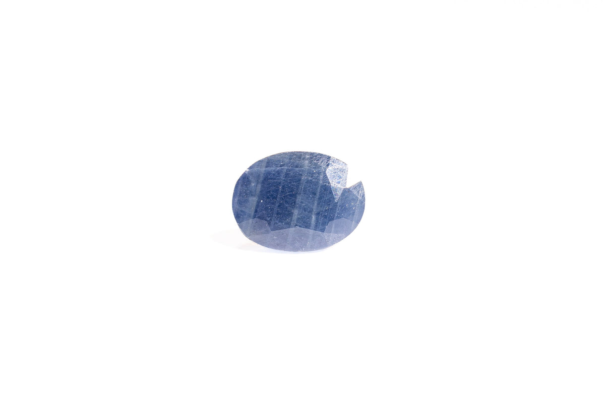 african blue sapphire 5.41 carat front image