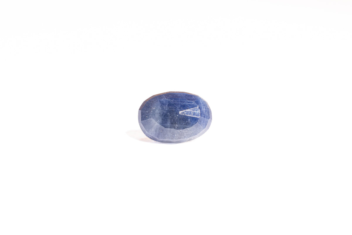 african blue sapphire 5.48 carat back image