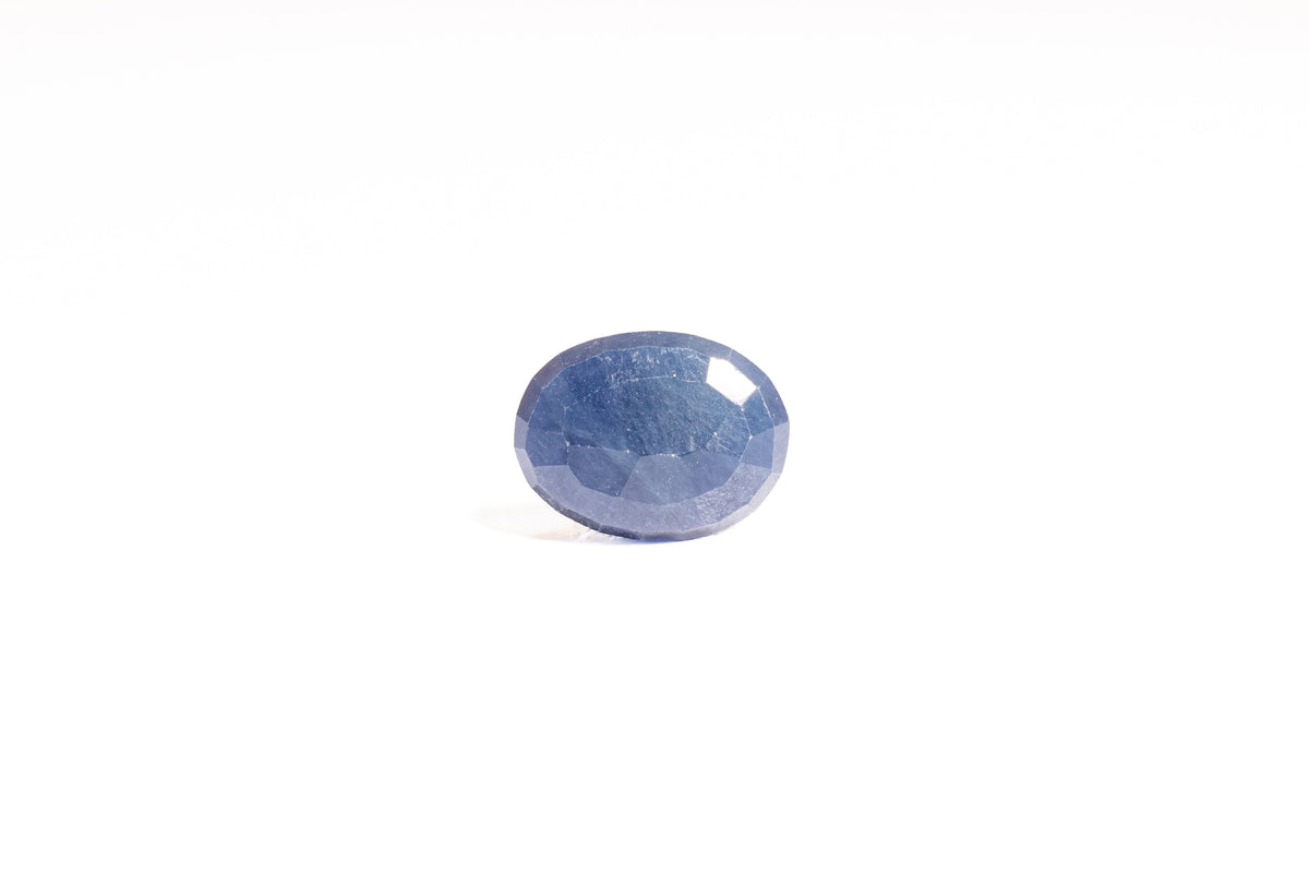 african blue sapphire 6.08 carat back image