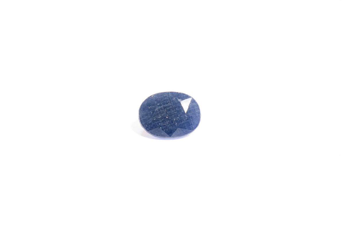 african blue sapphire 6.13 carat front image