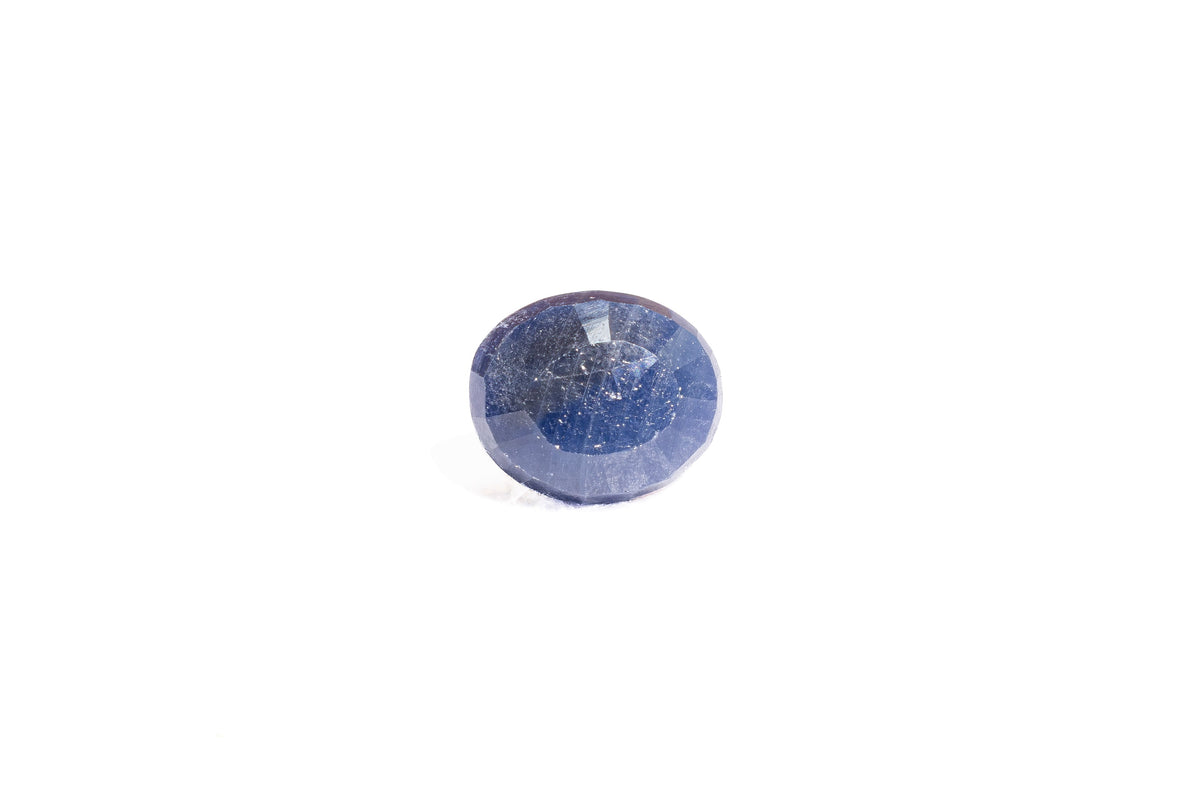 african blue sapphire 6.15 carat back image