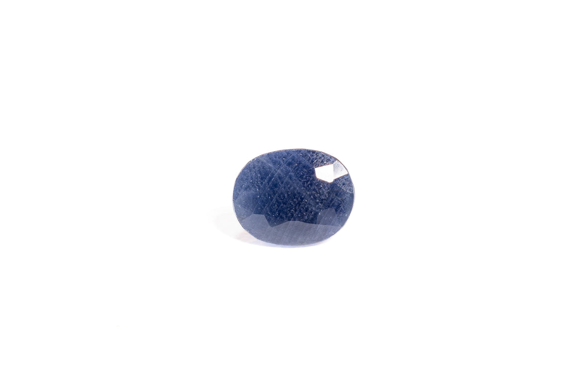 african blue sapphire 6.46 carat front image