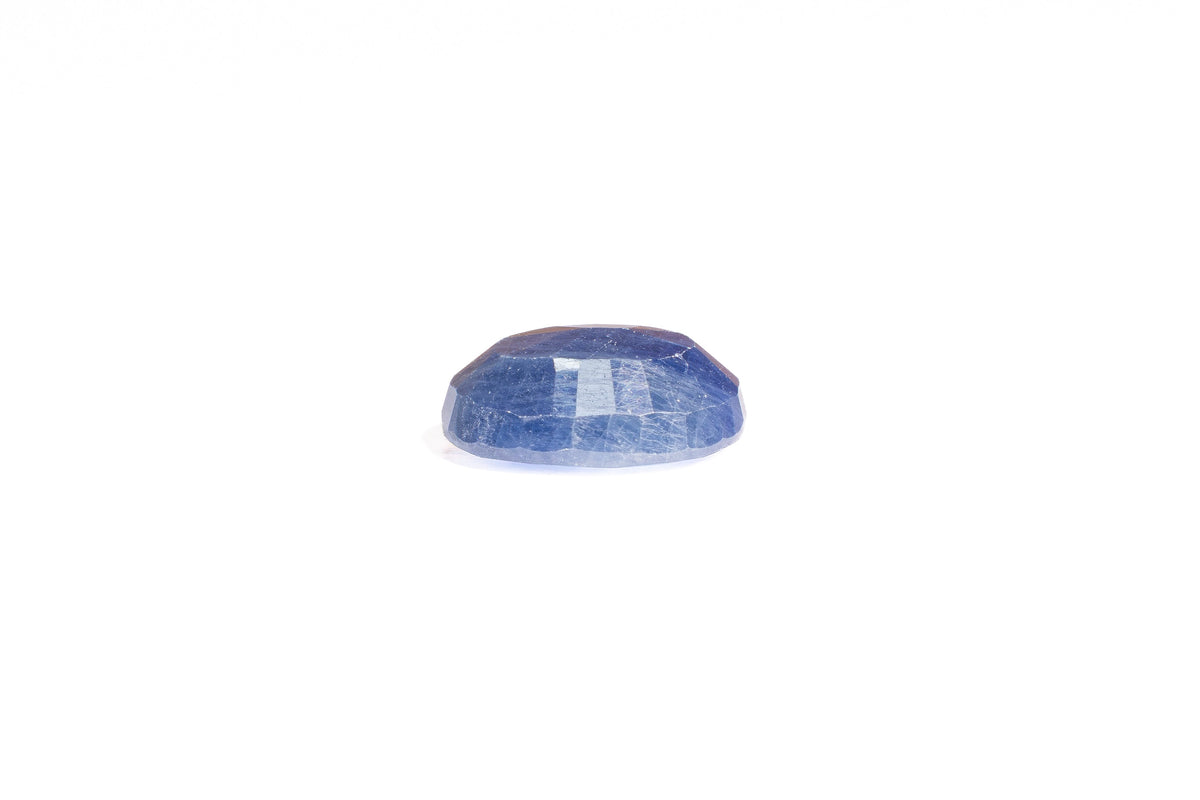 african blue sapphire 7.42 carat side image