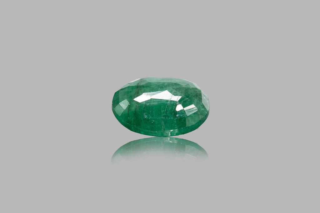 emerald 7.6 carat back image