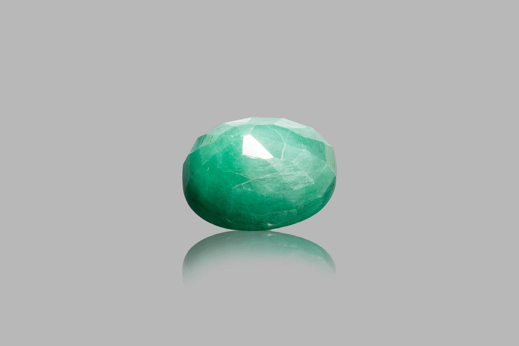 emerald 8.2 carat back image