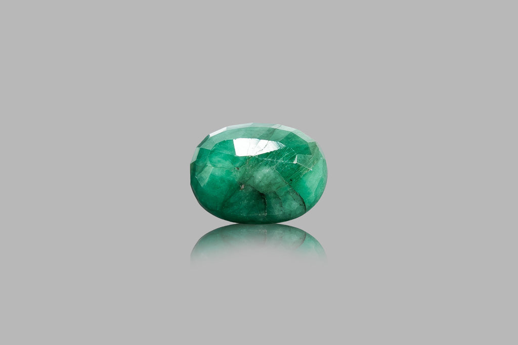 emerald 8.39 carat back image