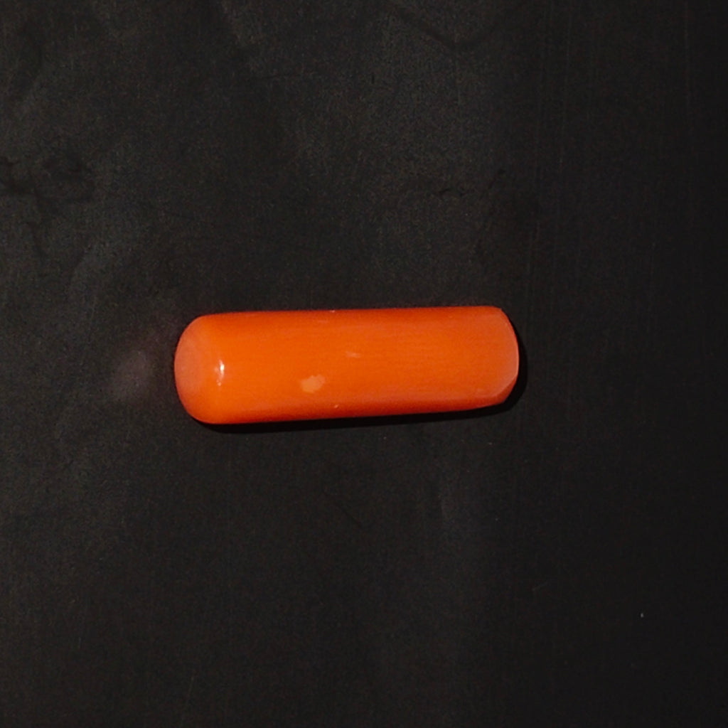 red coral 4.68 carat back image