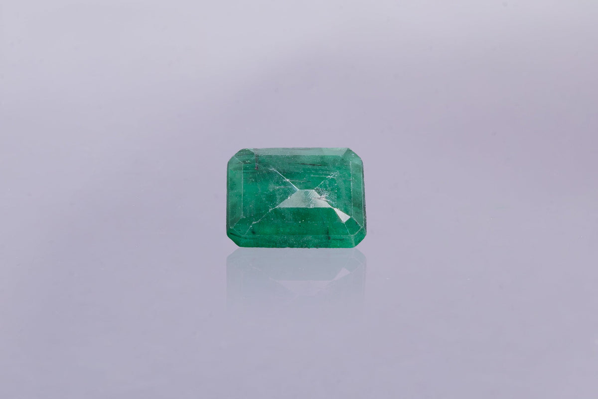 brazilian emerald 2.77 carat back image