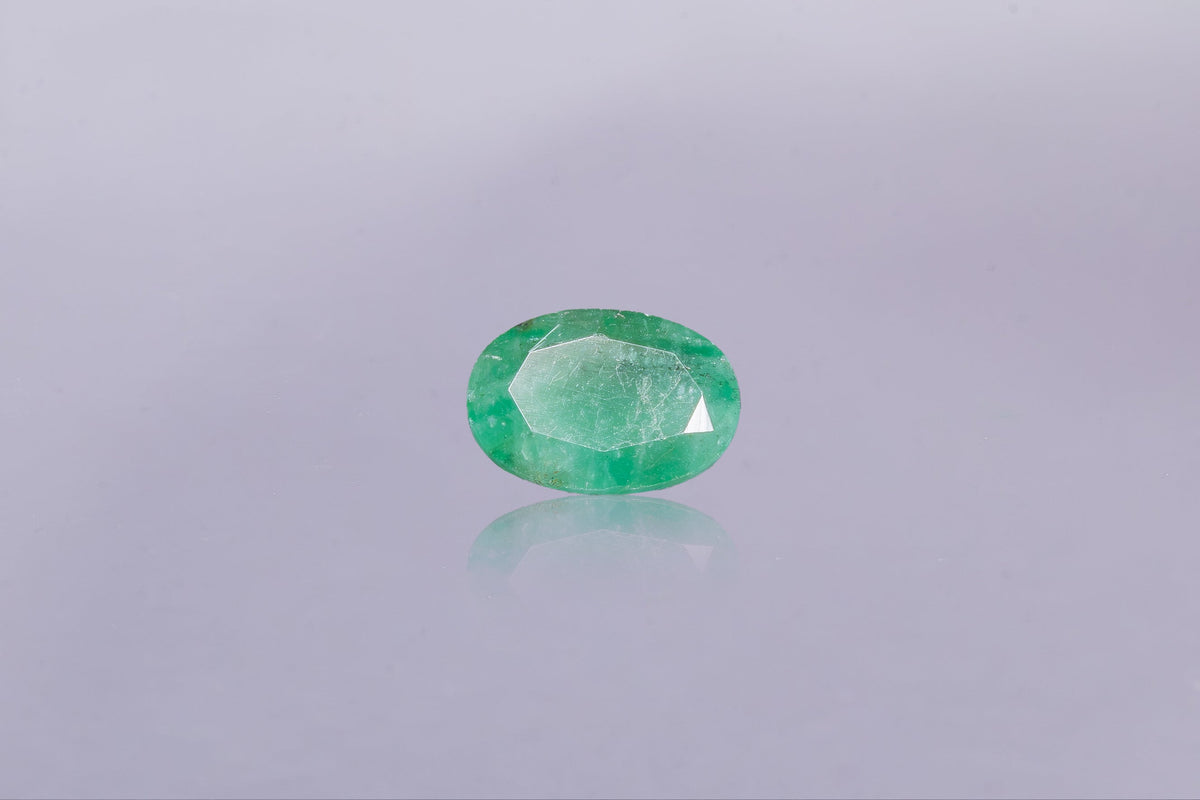 brazilian emerald 3.48 carat front image