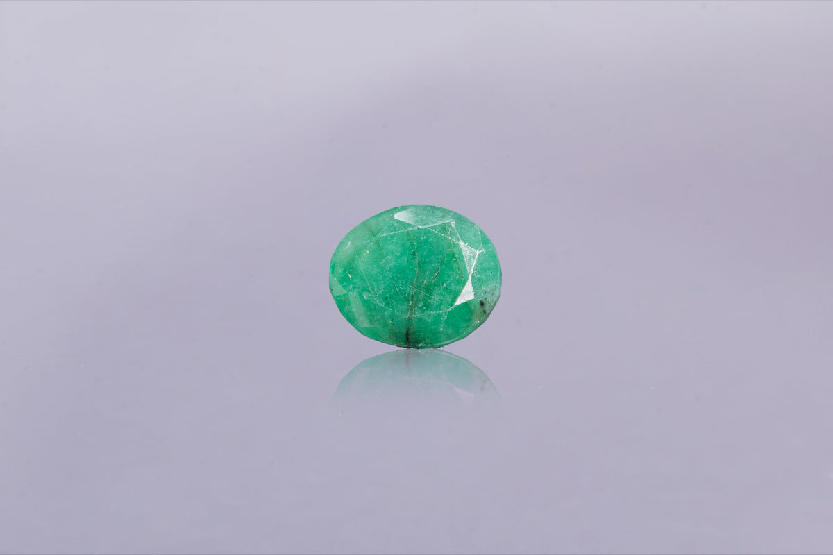 brazilian emerald 4.45 carat front image