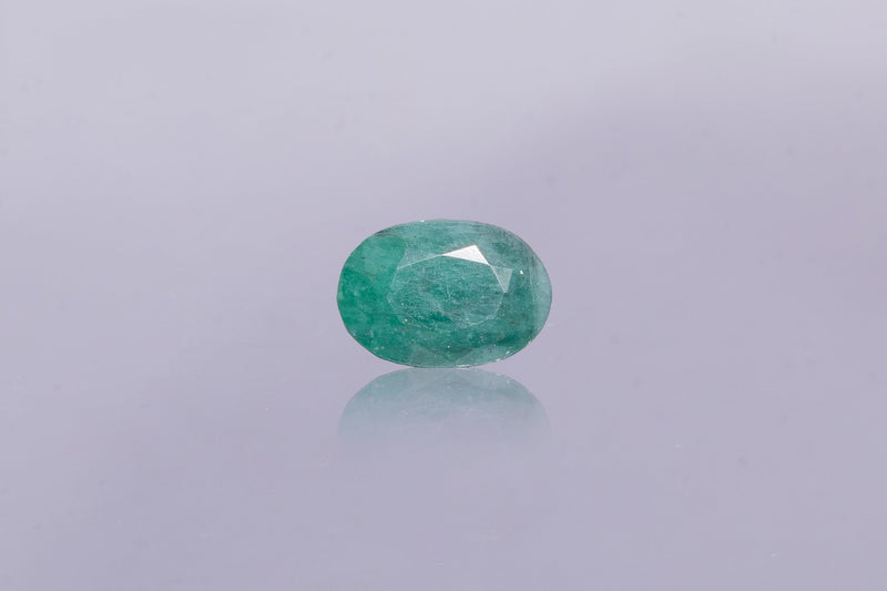 brazilian emerald 5.28 carat front image