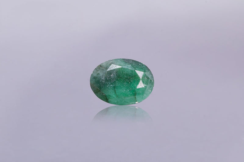 brazilian emerald 5.93 carat front image