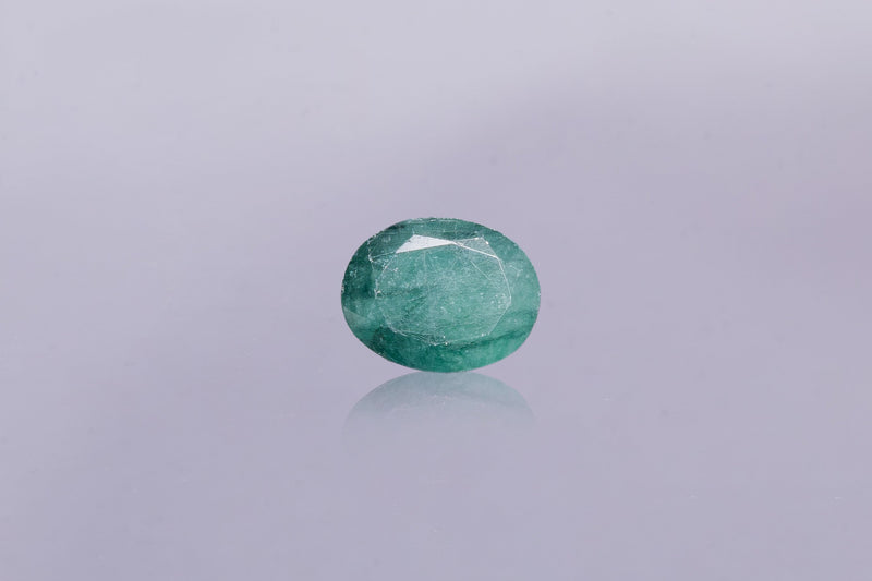 brazilian emerald 5.96 carat front image