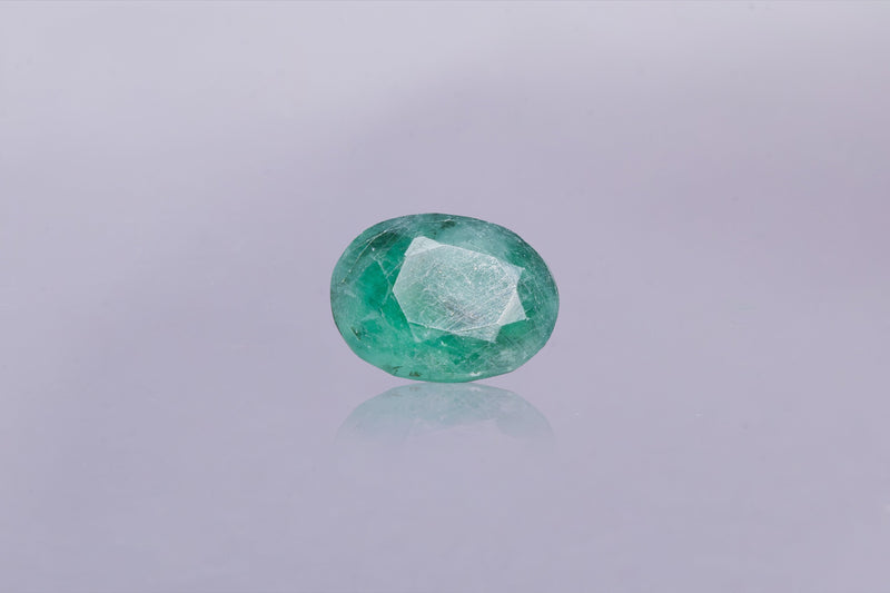brazilian emerald 6.21 carat front image