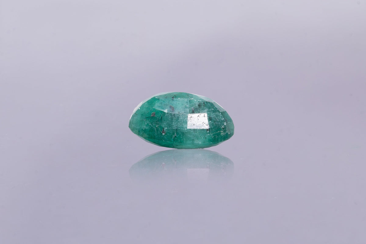 brazilian emerald 6.21 carat side image