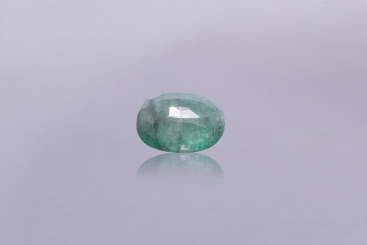 brazilian emerald 7.52 carat back image