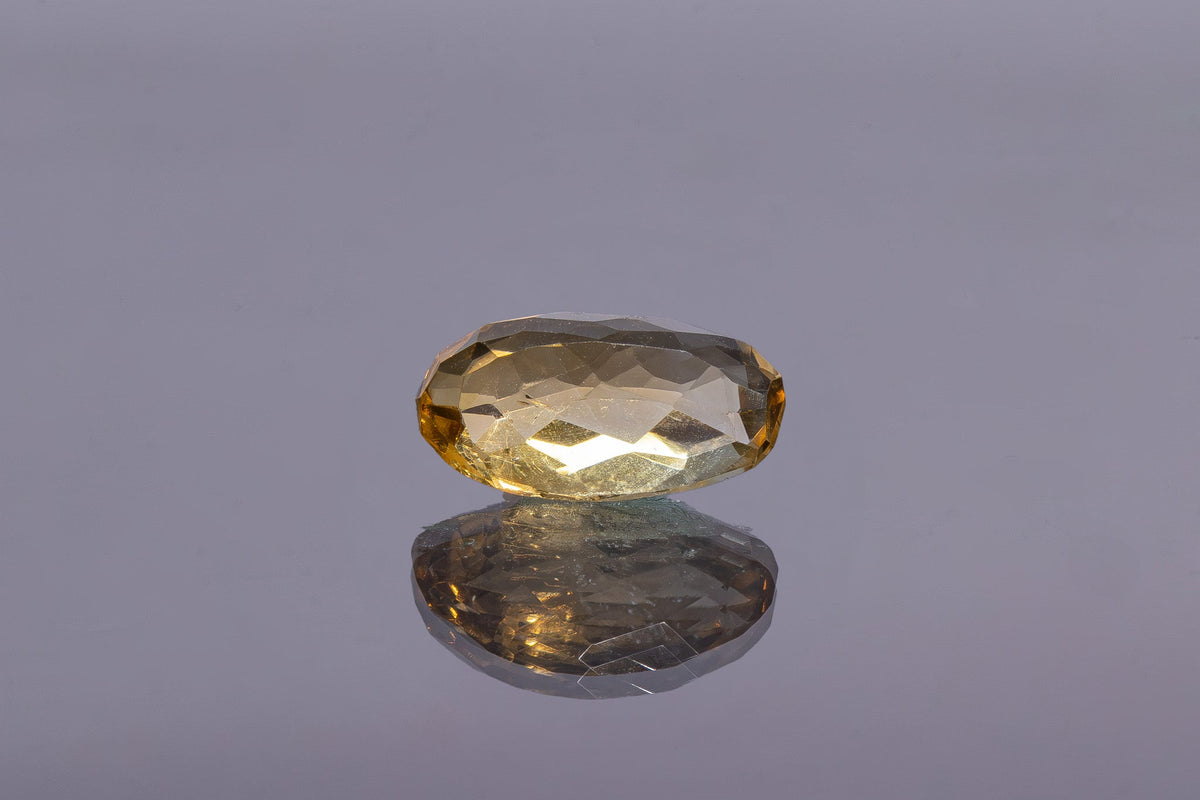 citrine 5.11 carat back image