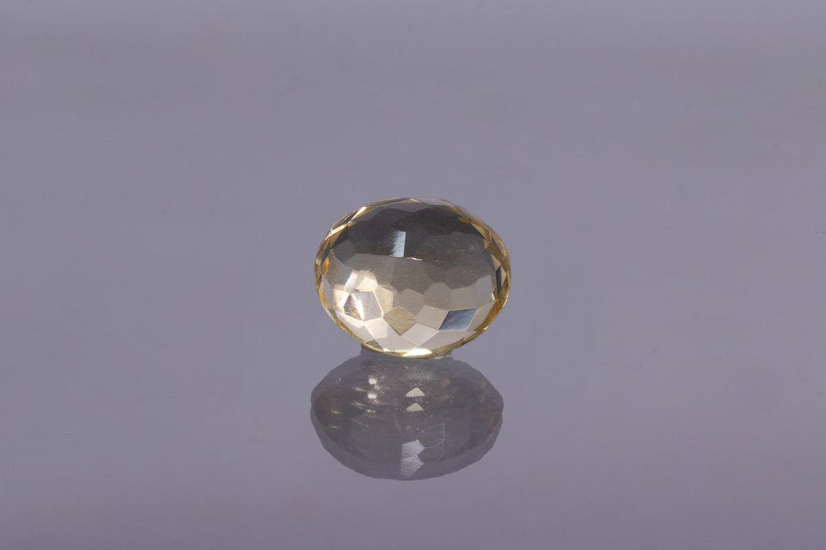 citrine 8.92 carat back image