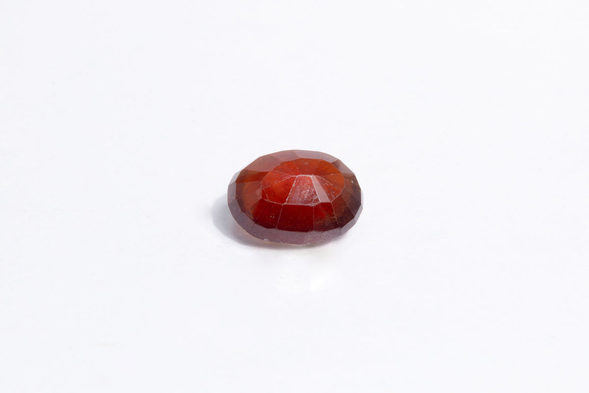 hessonite 6 carat back image